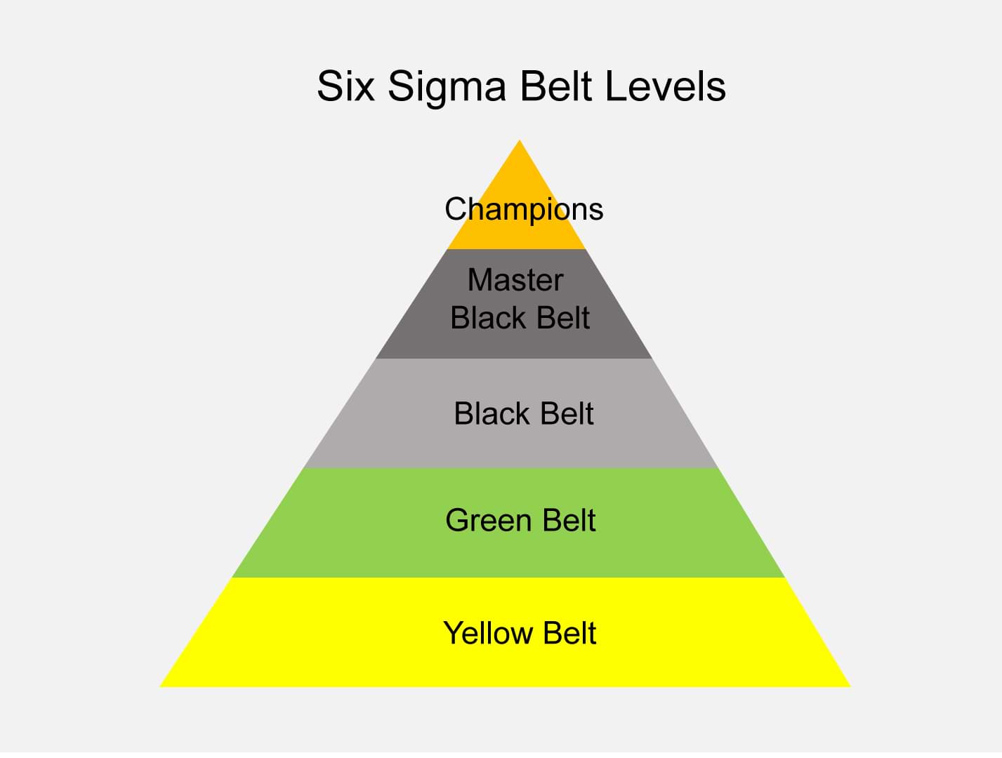 Six Sigma Belt Levels - What do they Mean?